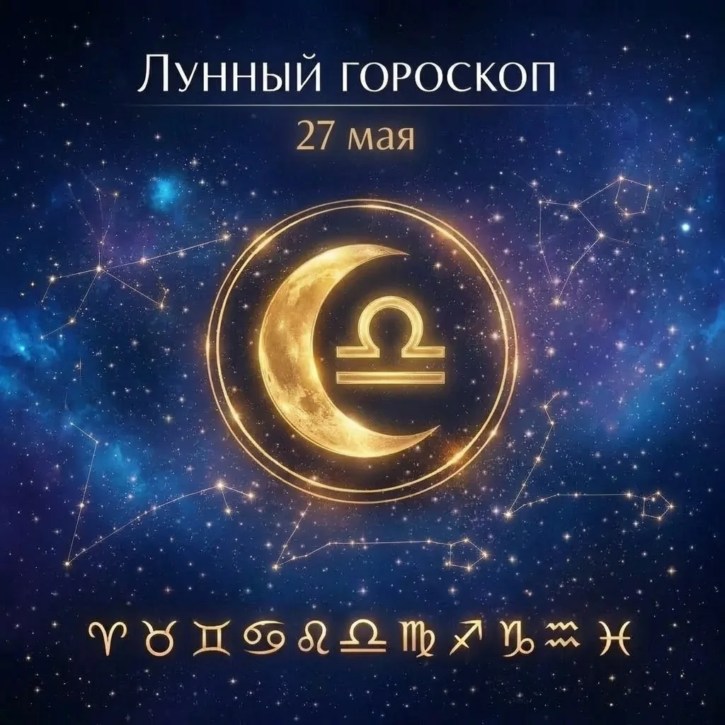 🌙 Лунный гороскоп на 27 мая