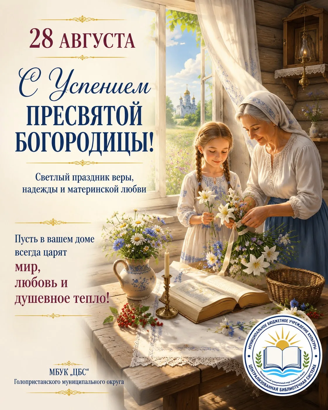 🌿 28 августа — Успение Пресвятой Богородицы