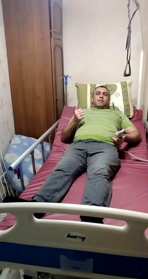 Специалистами филиала №16 ГКУ ЛНР "РЦСЗН" в г. Брянке осуществлен выездной прием к инвалиду I группы