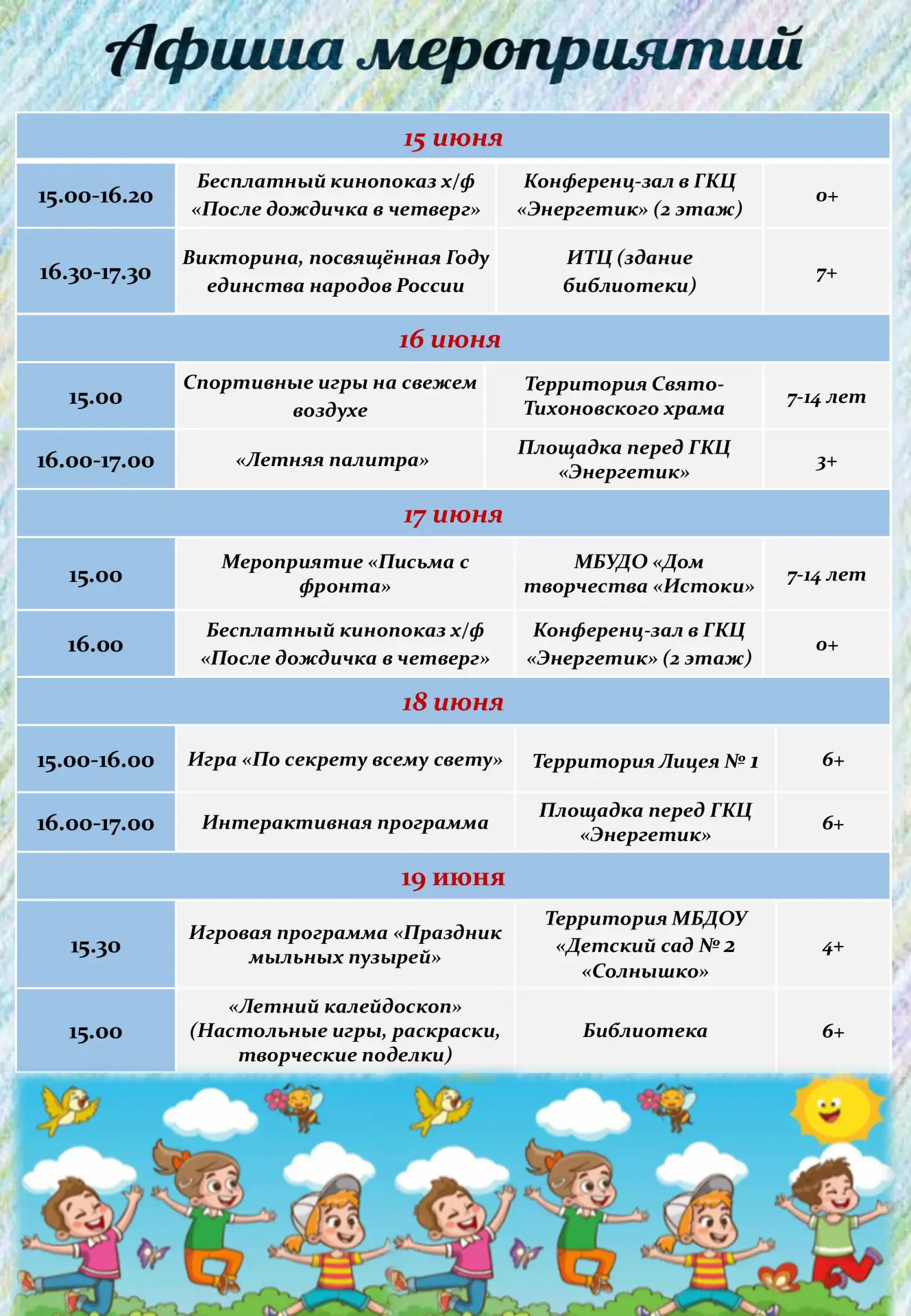 Медиа публикации