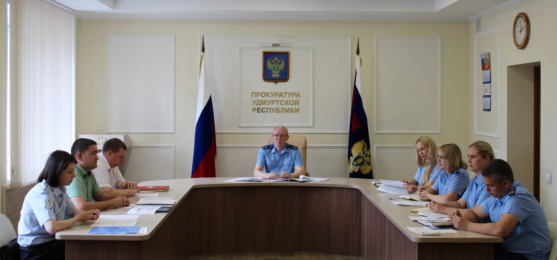 В ПРОКУРАТУРЕ УДМУРТСКОЙ РЕСПУБЛИКИ СОСТОЯЛОСЬ ЗАСЕДАНИЕ МЕЖВЕДОМСТВЕННОЙ РАБОЧЕЙ ГРУПП...