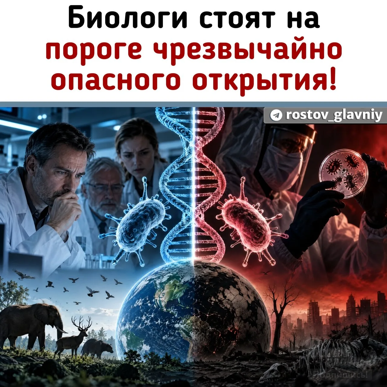 🦠 Биологи стоят на пороге чрезвычайно опасного открытия, способного привести к гибели ...