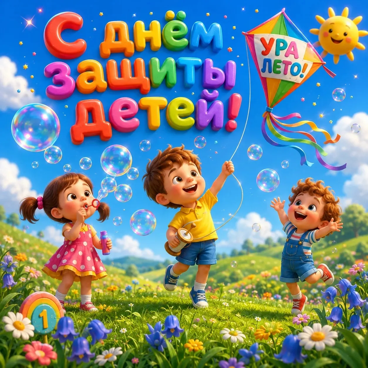 🇷🇺🇷🇺🇷🇺1 июня — День защиты детей.
