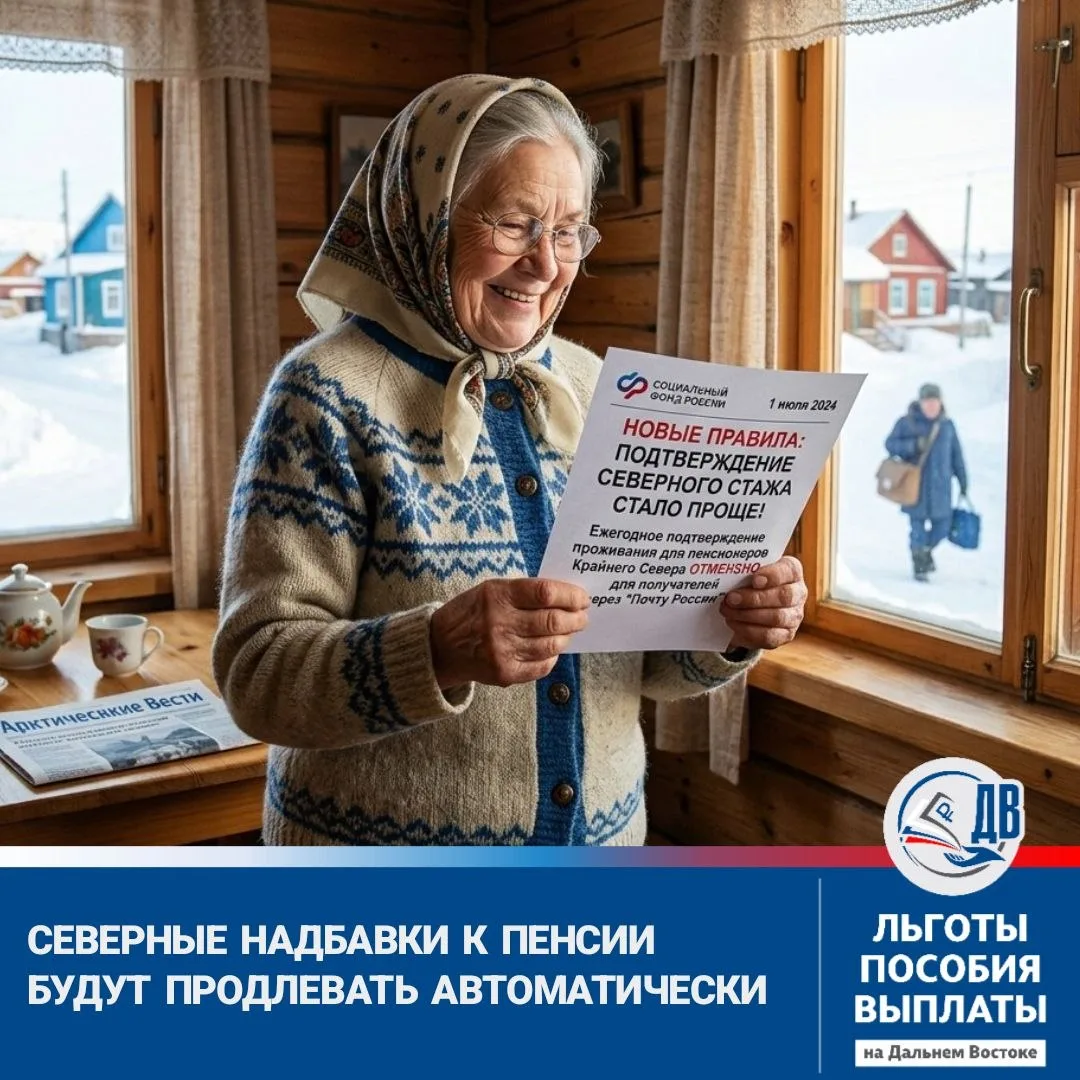 С 1 июля жителям Крайнего Севера и приравненных к нему районов стало проще сохранить повышенную пенс