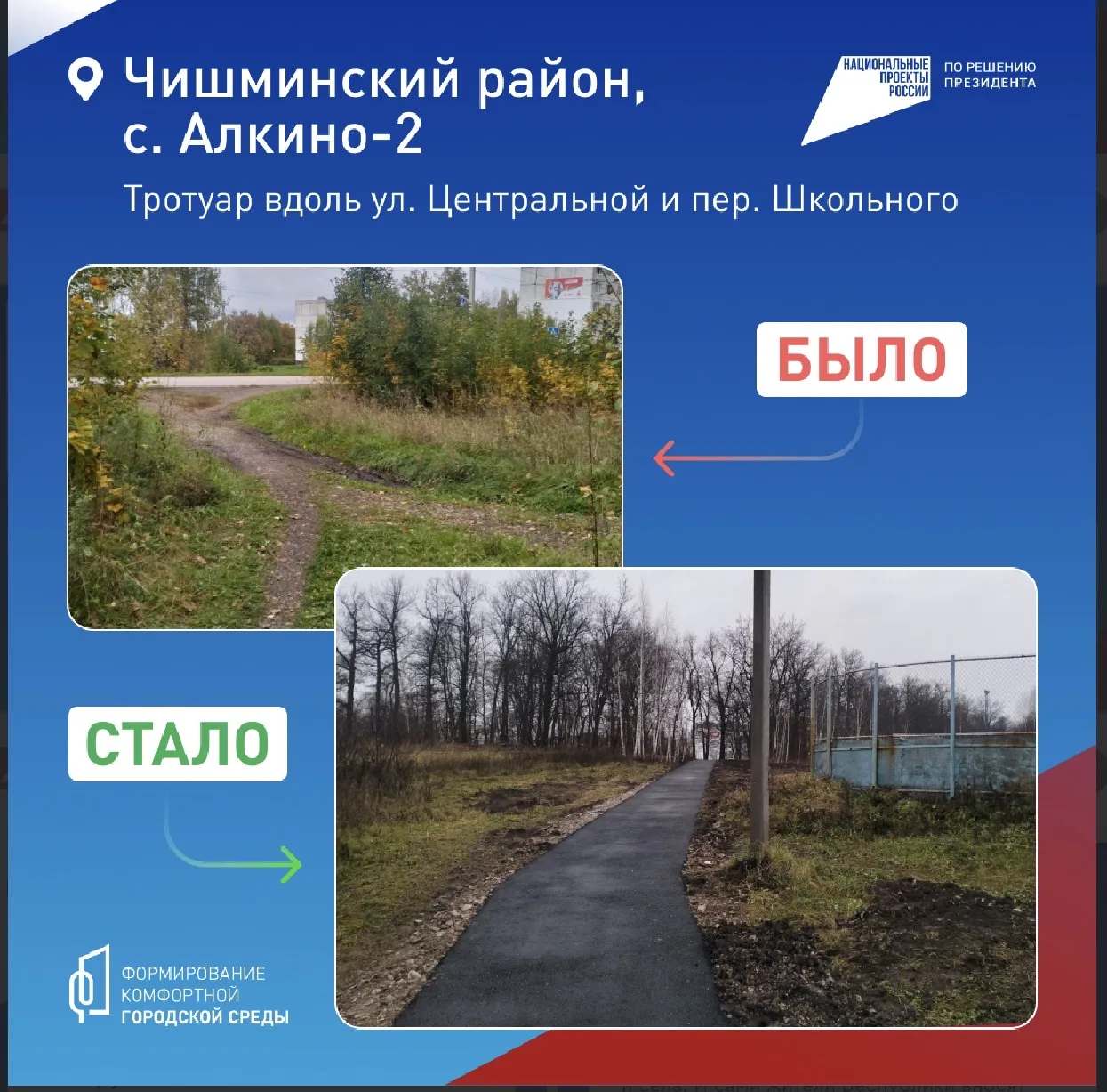 ✔️В 2026 году по федеральному проекту «Формирование комфортной городской среды» в Башкортостане благ