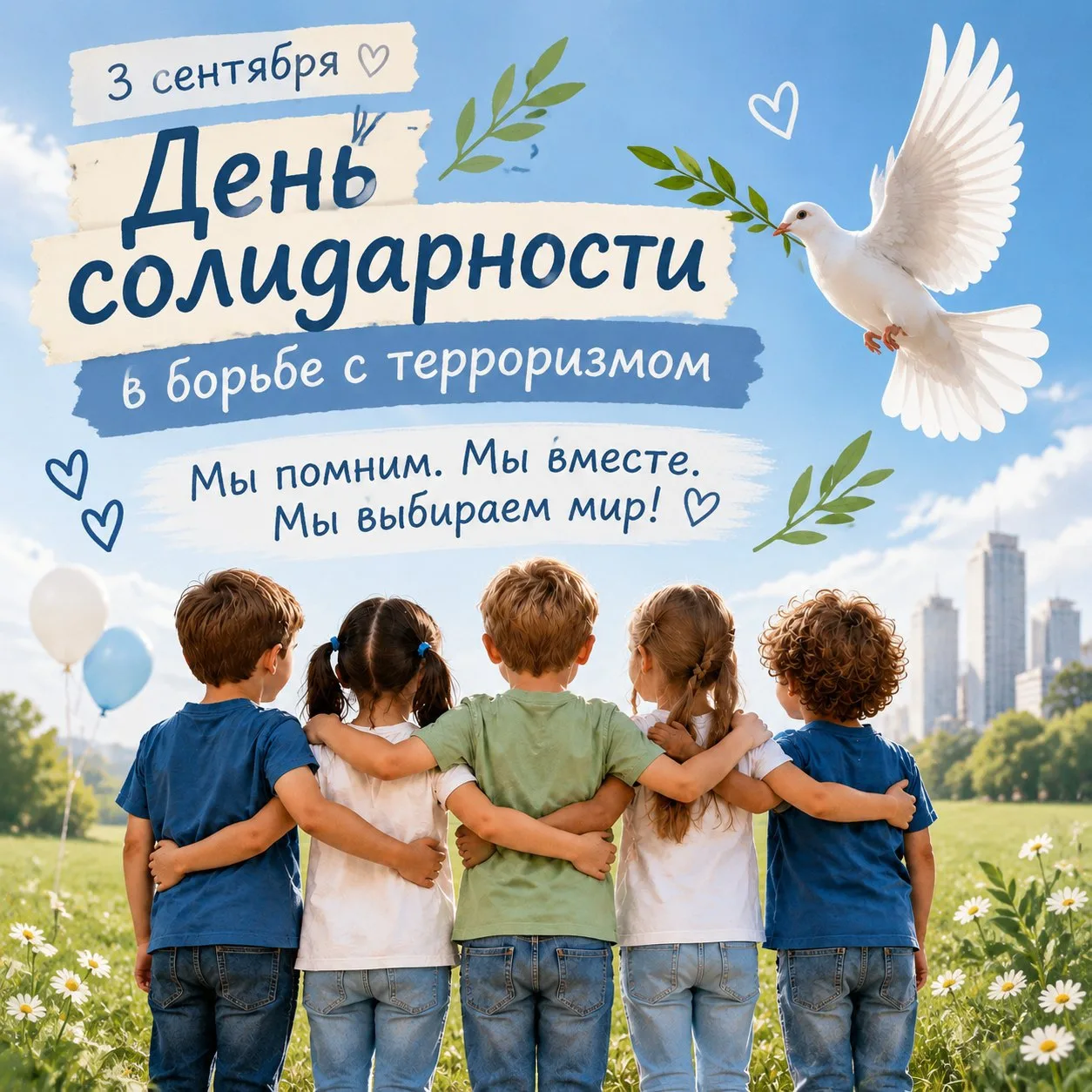 🕊️ 3 сентября — День солидарности в борьбе с терроризмом