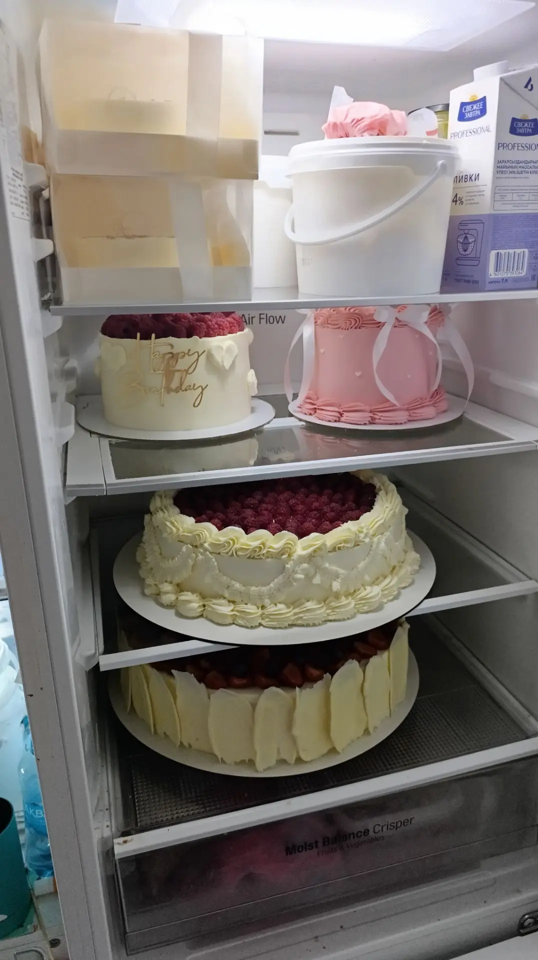Мой холодильник сегодня. Горжусь собой 😊