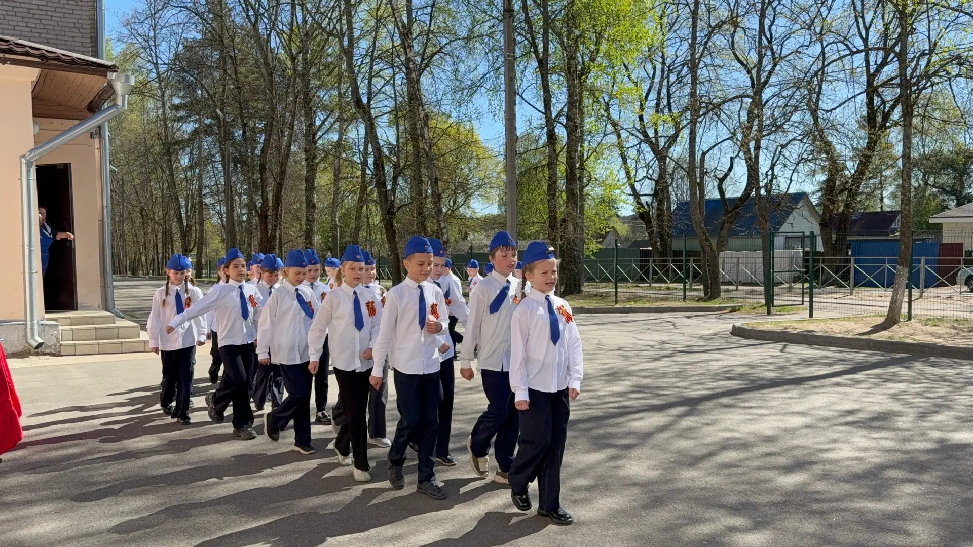 6 мая в Струго‑Красненской школе прошёл традиционный Смотр строя и песни, посвящённый Дню Великой По