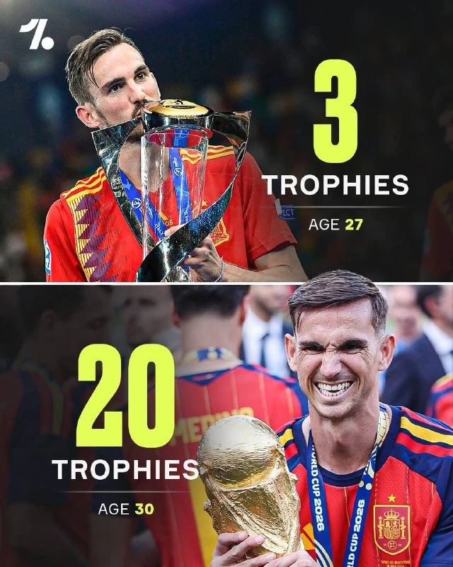 🏆Фабиан Руис за 3 года собрал 17 трофеев!