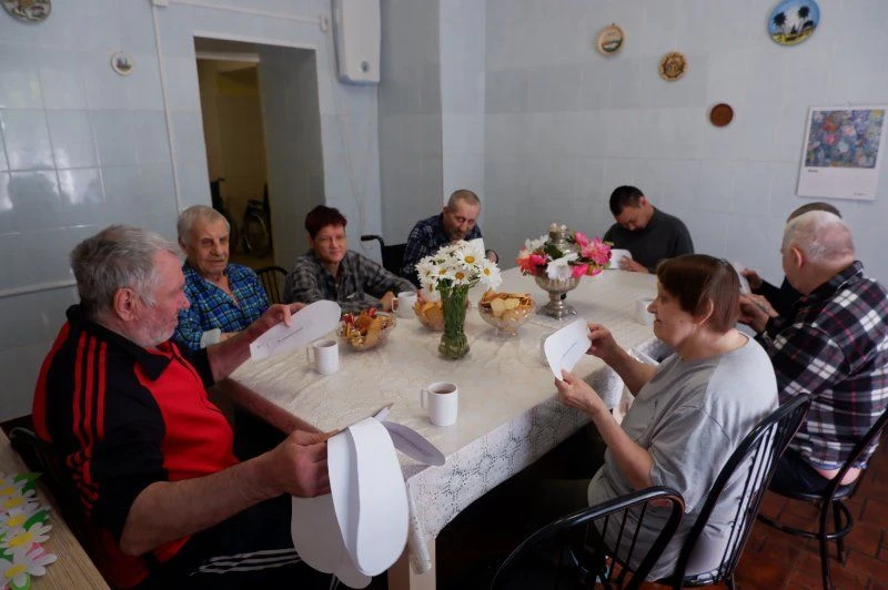 8 июля в День семьи, любви и верности в Касимовском специальном доме- интернате состоялось праздничн