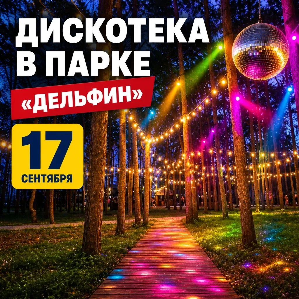 Дискотека в парке «Дельфин»