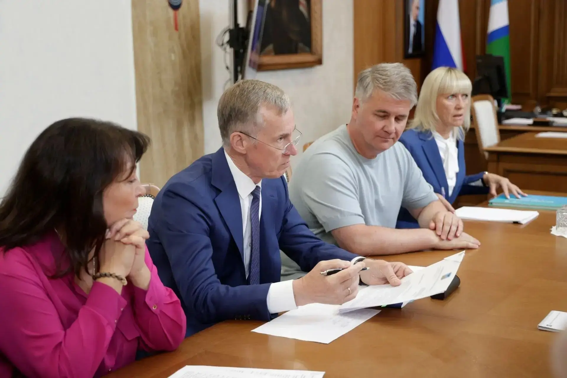 Александр Шуваев встретился с заместителем гендиректора Госкорпорации «Росатом» Александром Горовым
