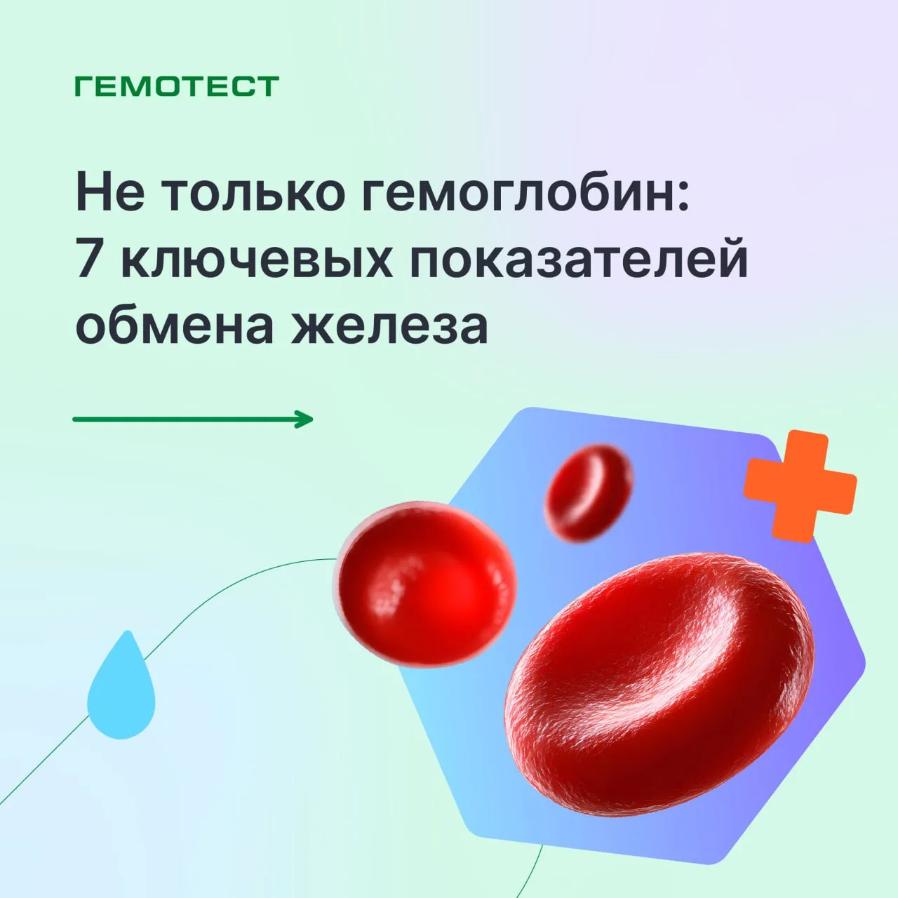 🩸 Не только гемоглобин: 7 ключевых показателей обмена железа