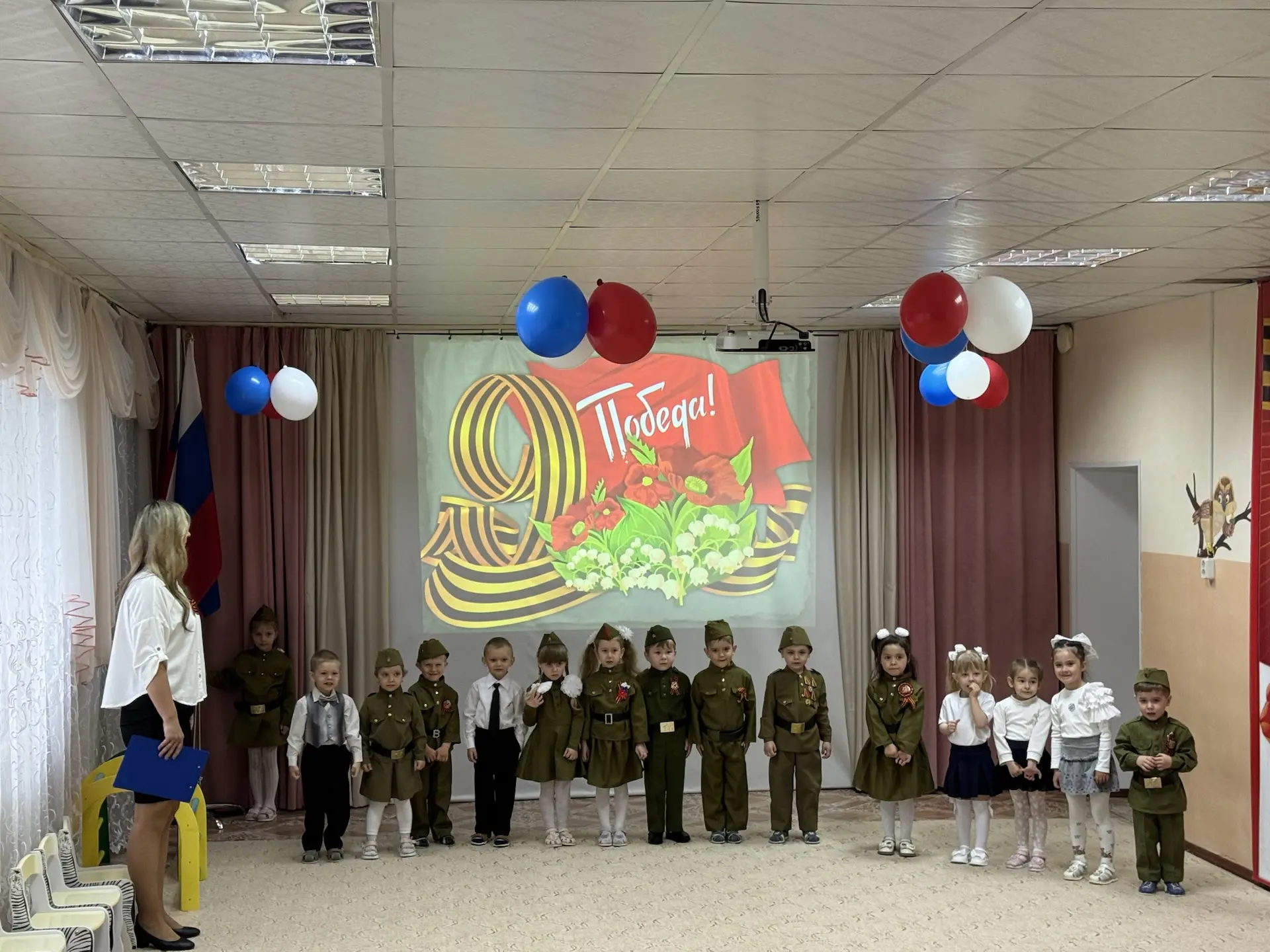 🇷🇺✨ В преддверии великого праздника — Дня Победы — в нашем детском саду прошли праздн...