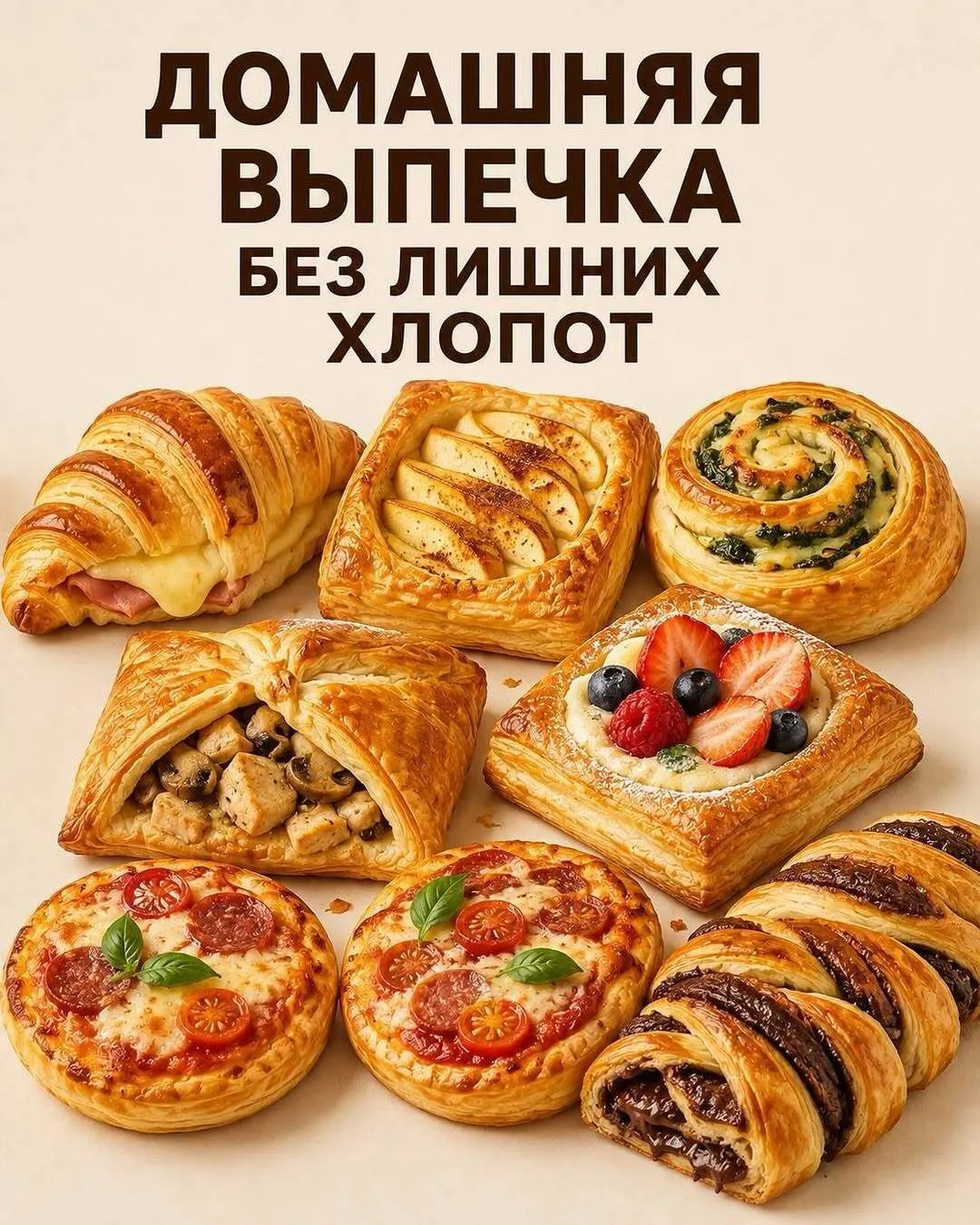 🥐 ДОМАШНЯЯ ВЫПЕЧКА БЕЗ ЛИШНИХ ХЛОПОТ