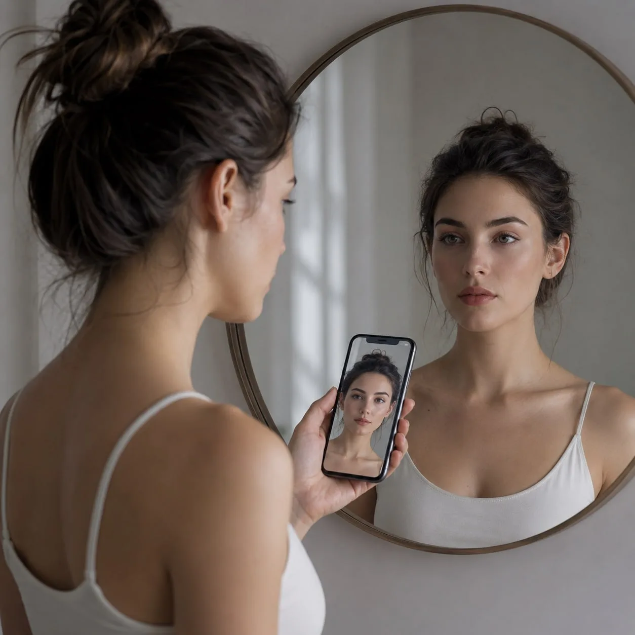 Кажется, вы просто листаете ленту.
Но мозг в это время может тихо переписывать образ вашего тела.

У