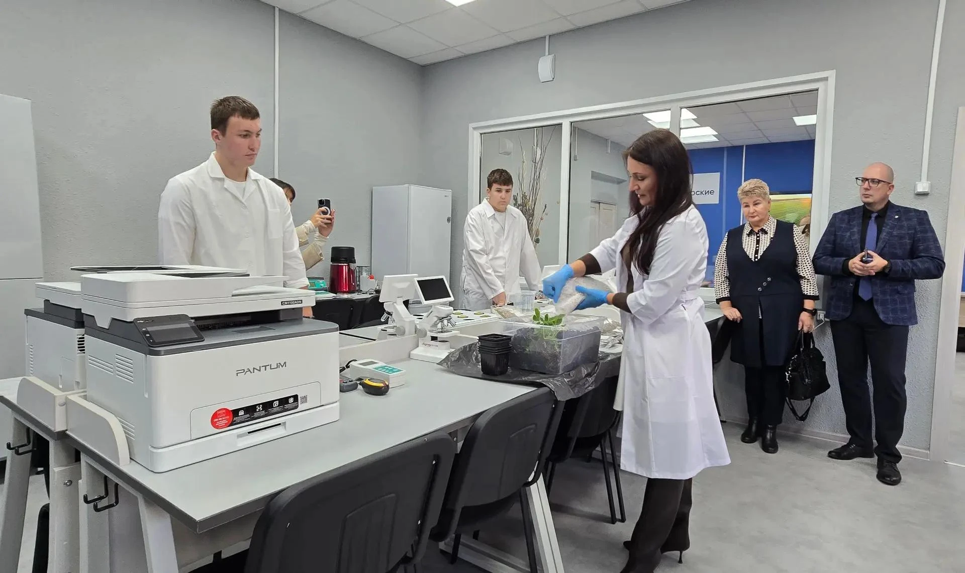 В техникуме открылась современная мастерская «Агрономия»!