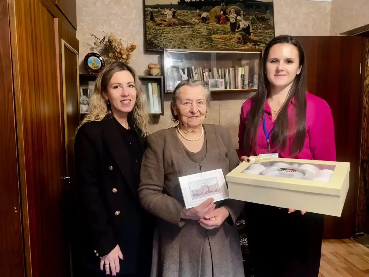 В Муроме поздравили жительницу блокадного Ленинграда