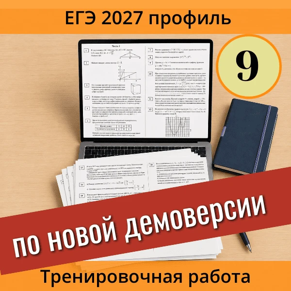 📚 Тренировочная работа ЕГЭ (профиль) №9