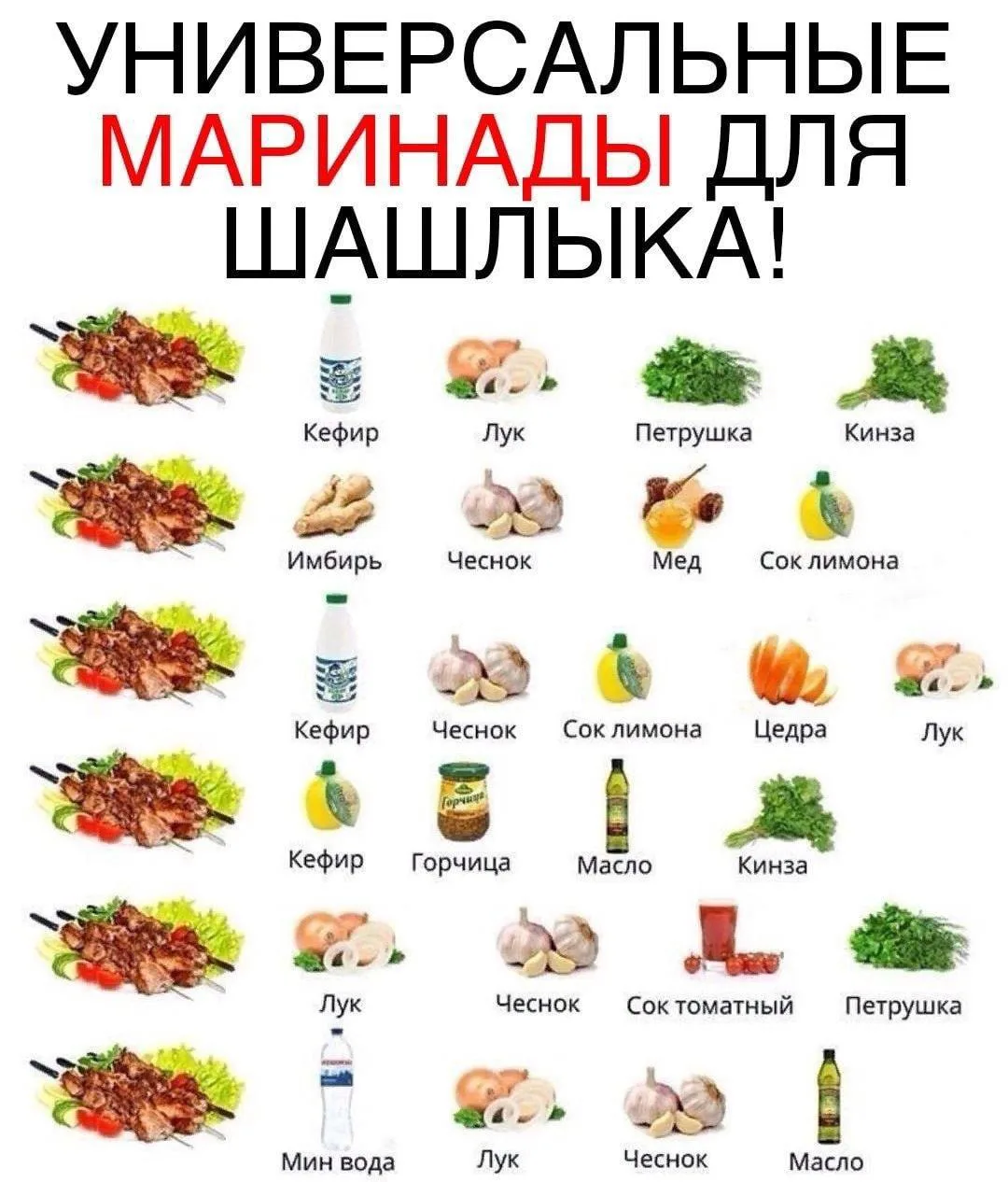 Теплые деньки уже наступают, а значит–время шашлыков 🥩