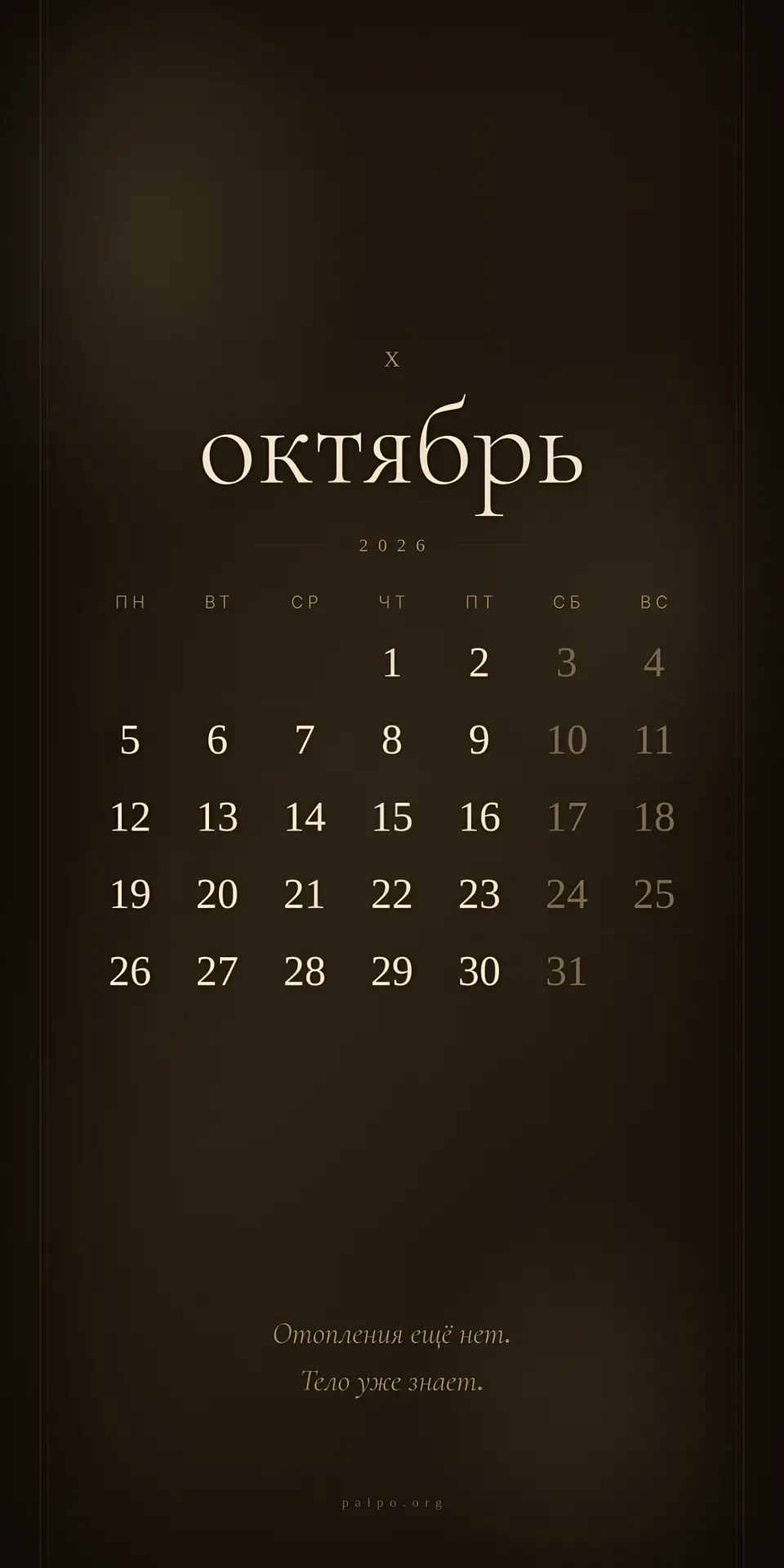 Октябрь 🍁🌧️💨