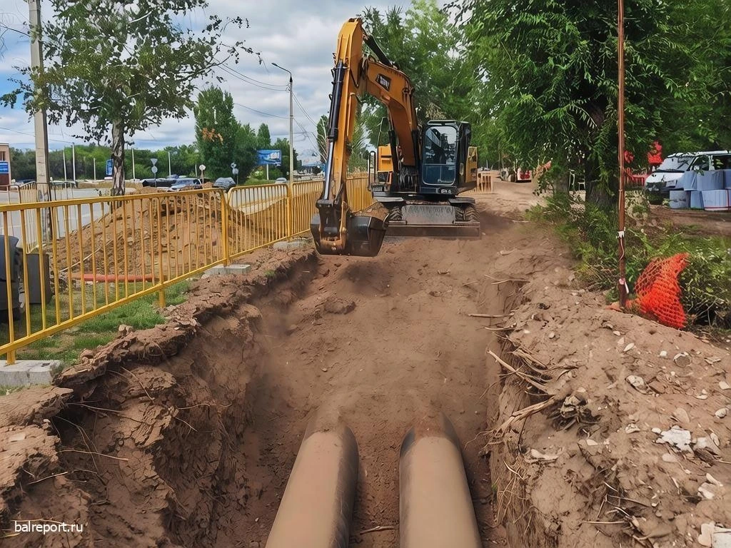 В Балакове продолжаются работы по модернизации городских теплотрасс