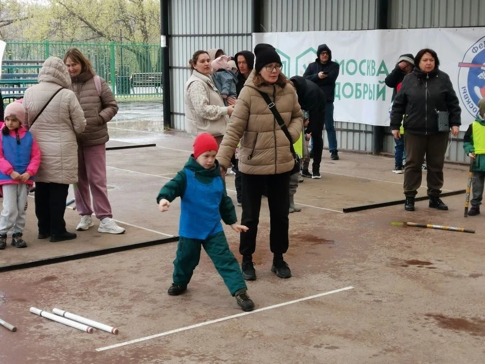 Наши дошколята приняли участие в соревнованиях по игре городки!  🍒Команда дошкольной образовательной