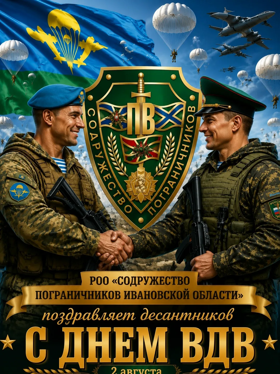 🇷🇺 Уважаемые ветераны Воздушно-десантных войск Российской Федерации!