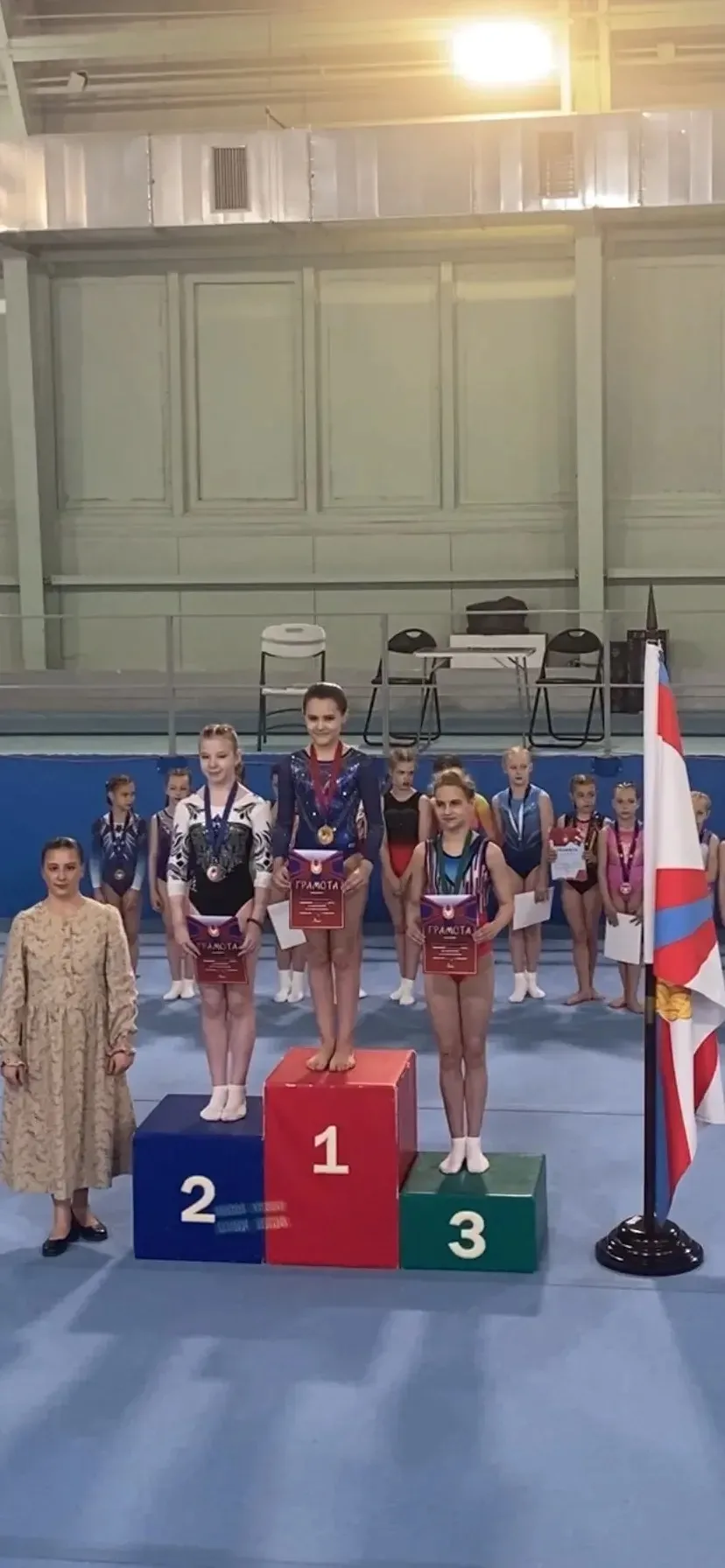🤸‍♀️ НАША ВИКТОРИЯ — ПЕРВАЯ! 🥇  Спортивная гордость ИТШ! 🔥 Виктория Р. заняла 1 место на первенстве 