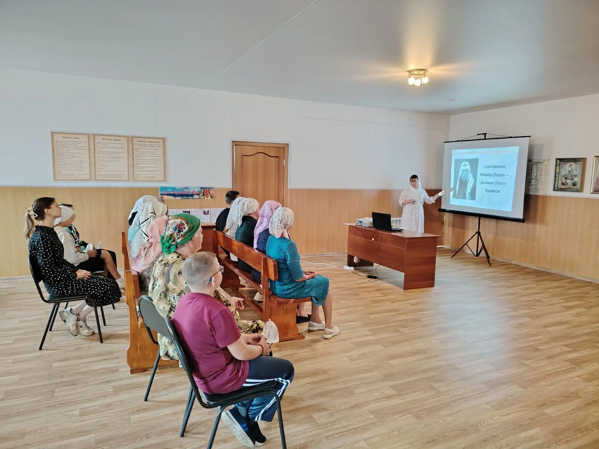 ✨В рамках цикла «Разговоры о духовном» в светлый праздник Крещения Руси в храме Богоявления прошло м