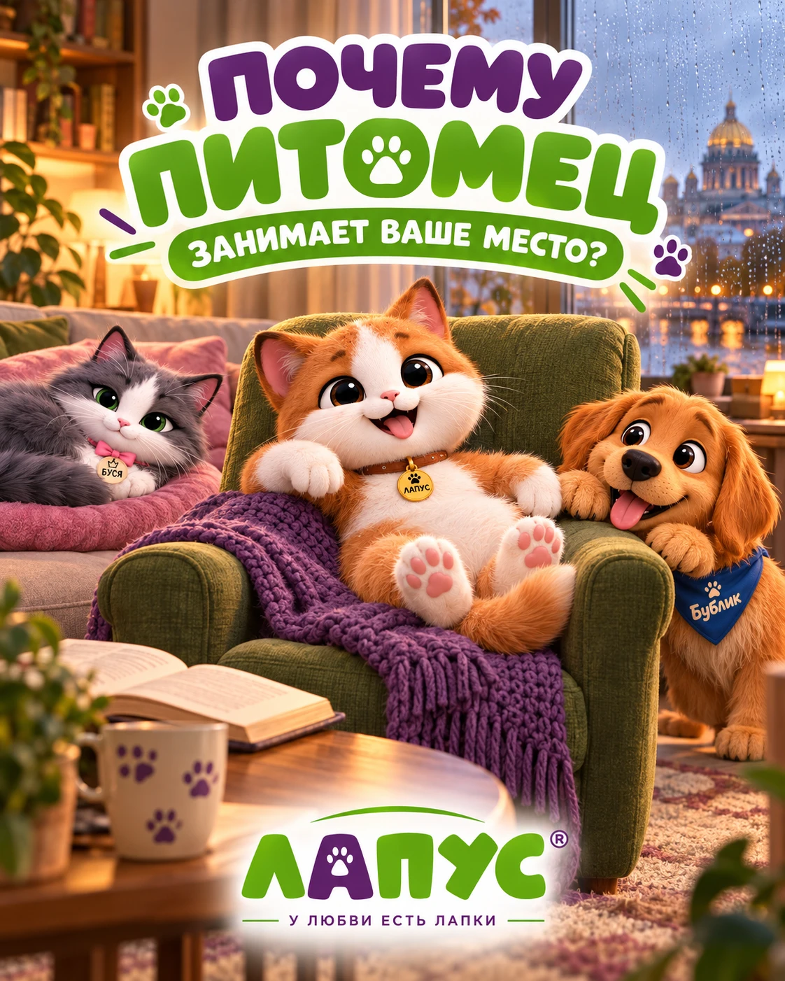 ПОЧЕМУ ПИТОМЕЦ ЗАНИМАЕТ ВАШЕ МЕСТО? 😸