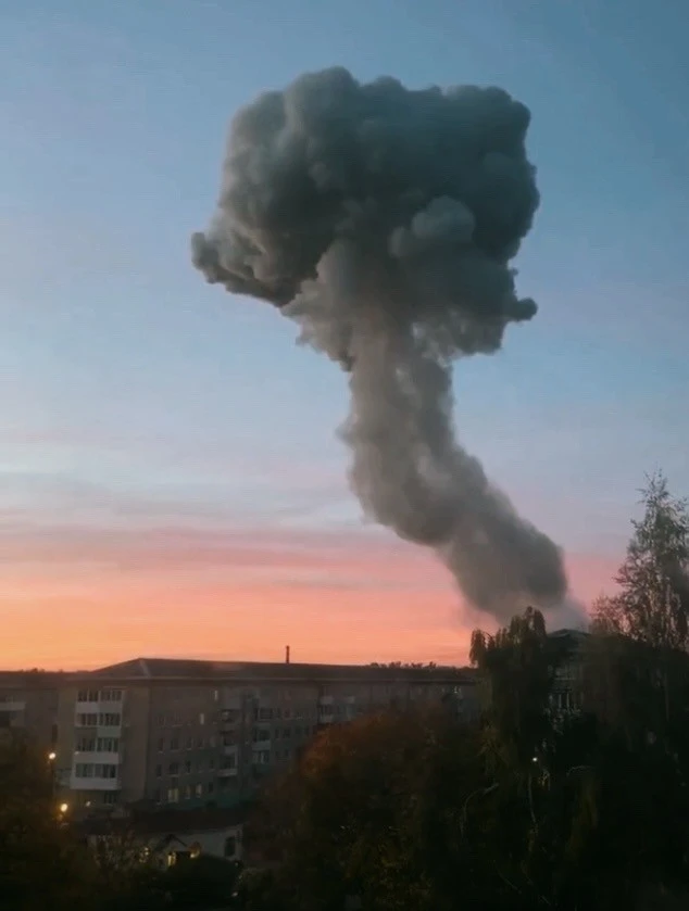 В Краснозаводске на химическом заводе произошла серия взрывов. Пожар потушен. По имеюще...