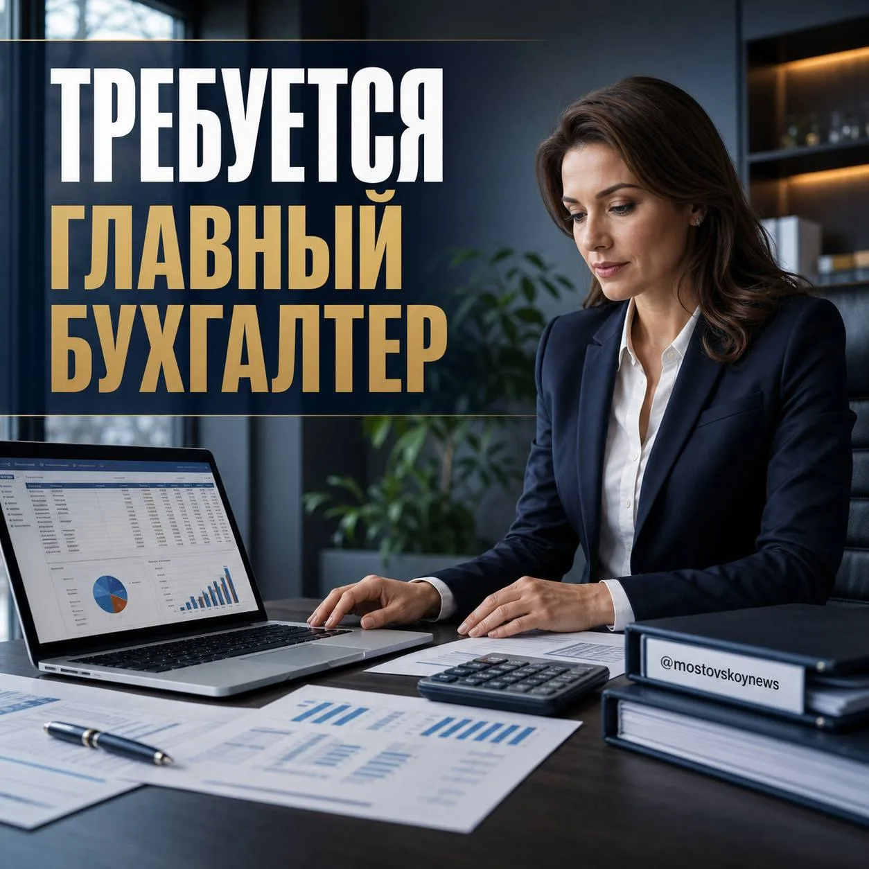 На постоянную работу в посёлке Мостовском требуется главный бухгалтер.

💰Высокая, стабильная зарабо