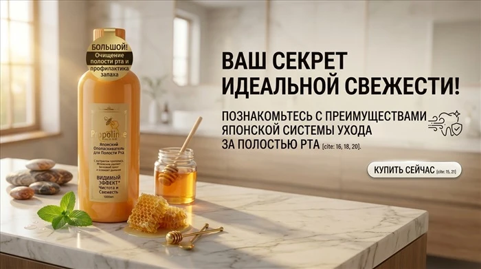 Премиум-уход и японское качество -сила прополиса !