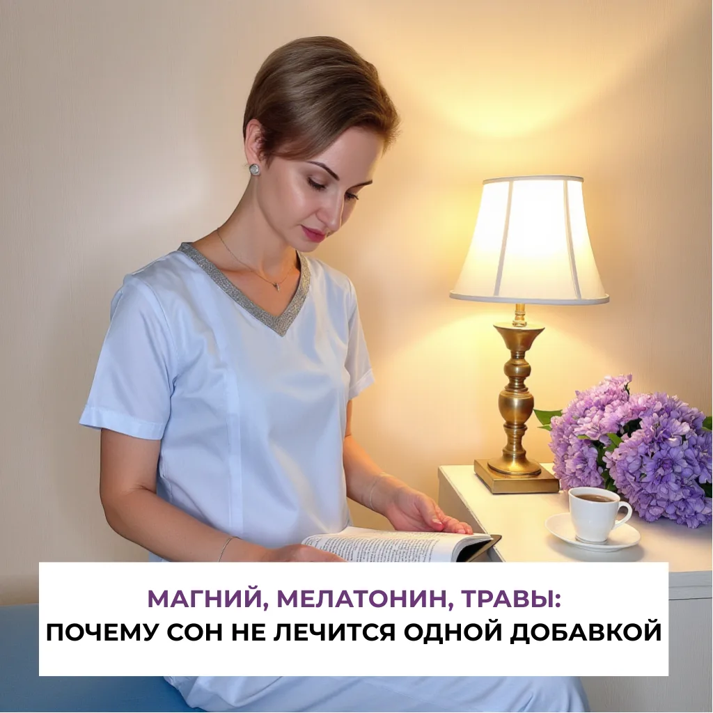 Аптечная правда: мелатонин, магний, травы — почему сон не «лечится» одной добавкой