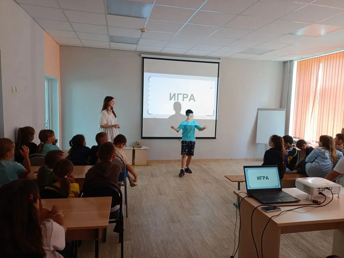 В детском пришкольном лагере была проведена «Минутка здоровья» на тему «Развивай силу и выносливость