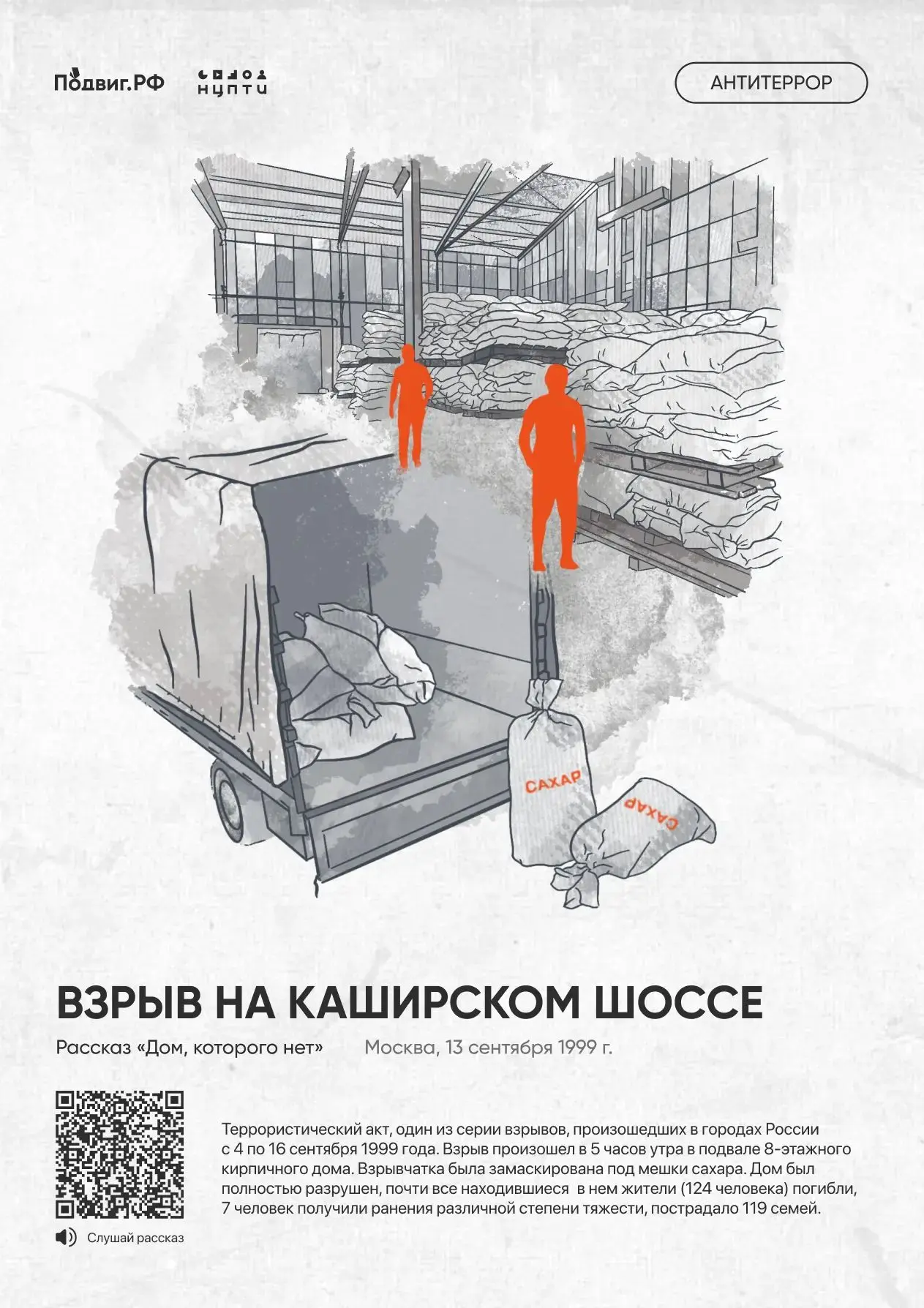 🕯 13 сентября 1999 года в 5:00 по московскому времени на Каширском шоссе, дом № 6, кор...