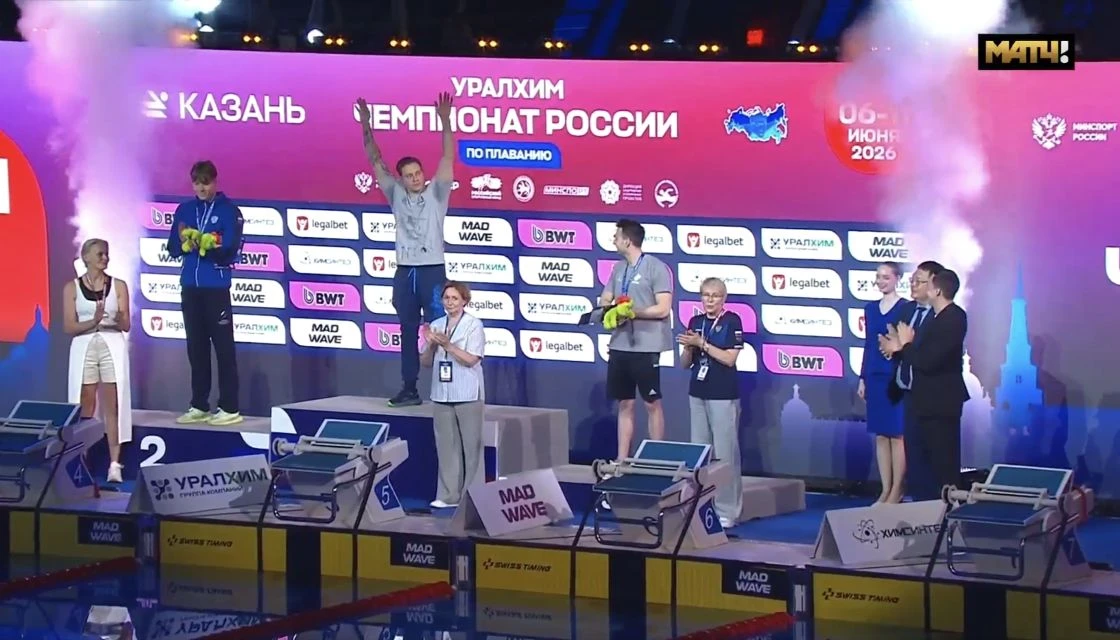 ❗️Чемпионат России по плаванию

⭐️Олег Костин - чемпион России на дистанции 50 м баттерфляй с резуль