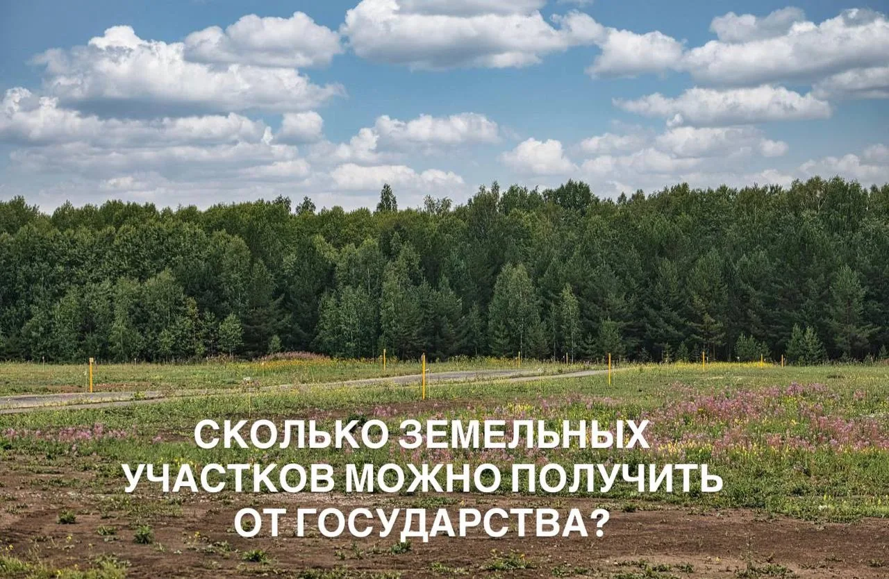Сколько земельных участков можно получить от государства?