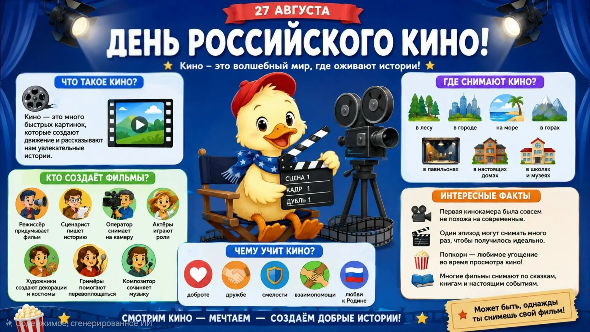 🎬В детском саду прошёл весёлый День кино!