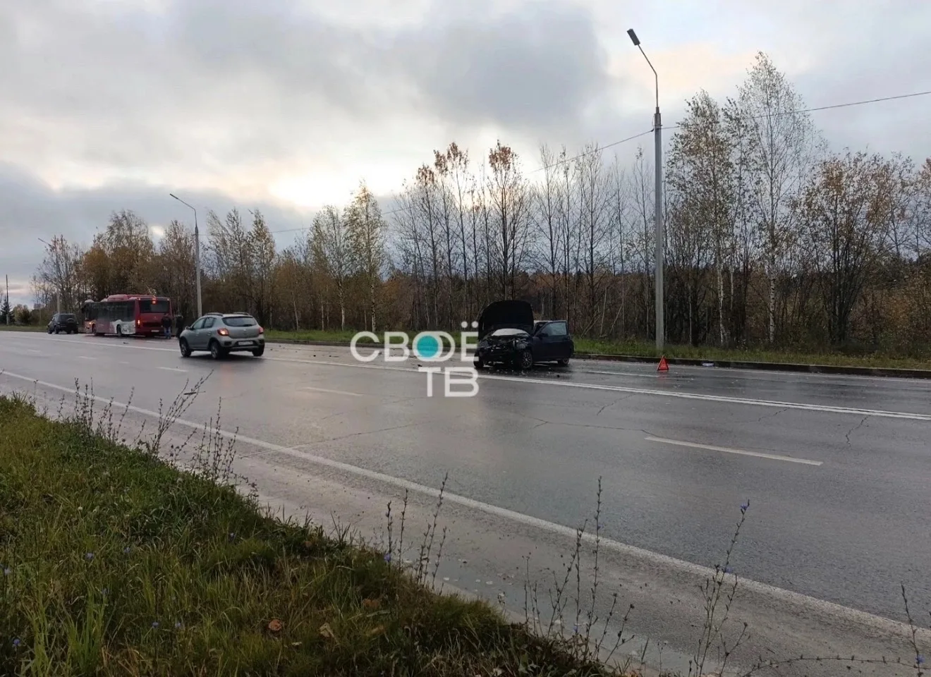 🚗 ДТП произошло в районе Усольского моста