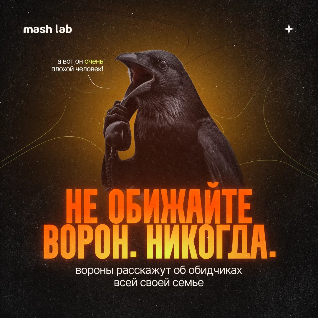 Как думаете, кто обижается дольше: ворона или девушка, которой не принесли вкусняшки из...