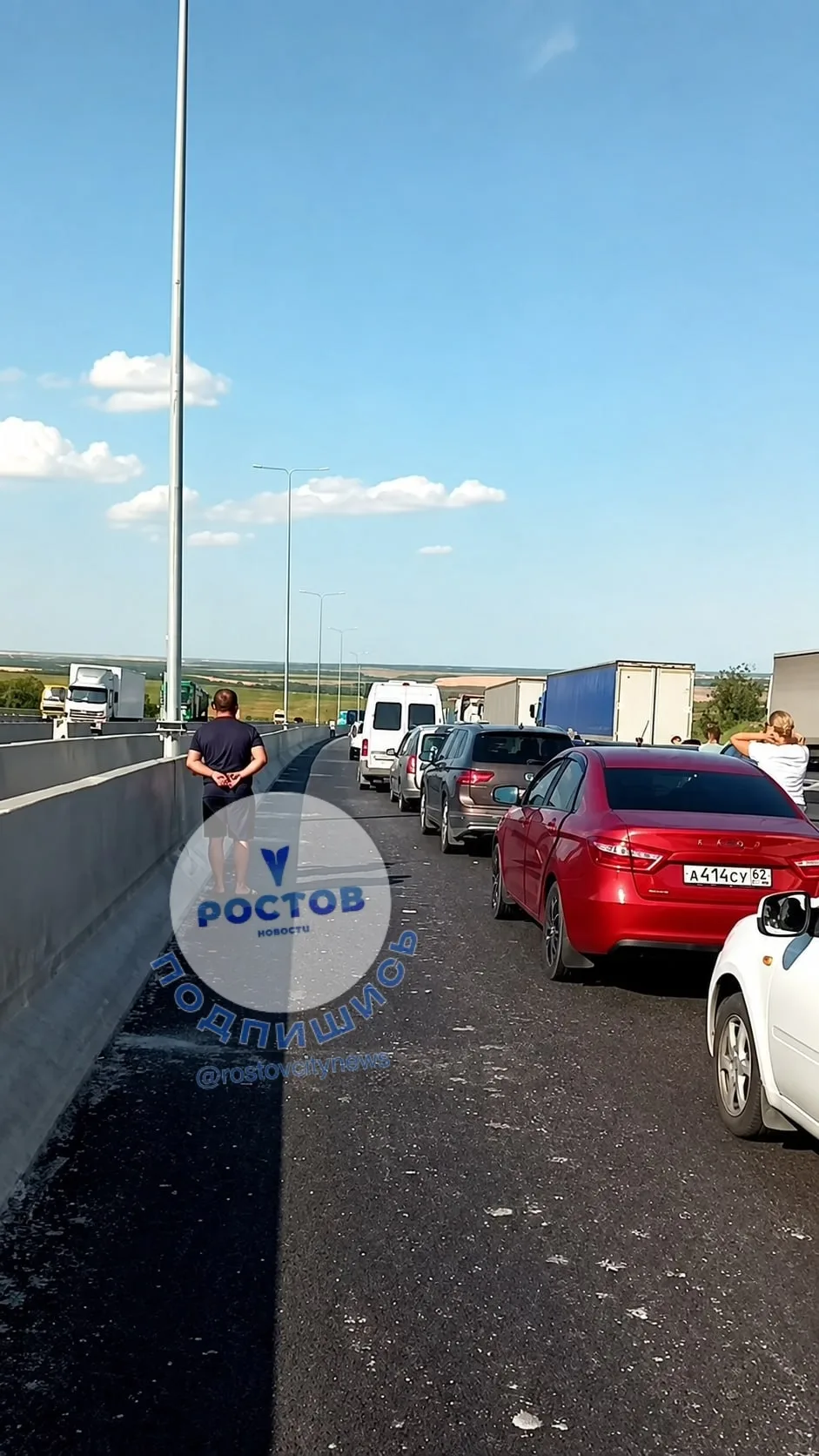 🚗 На трассе М-4 «Дон» возле Аюты растянулась многокилометровая пробка