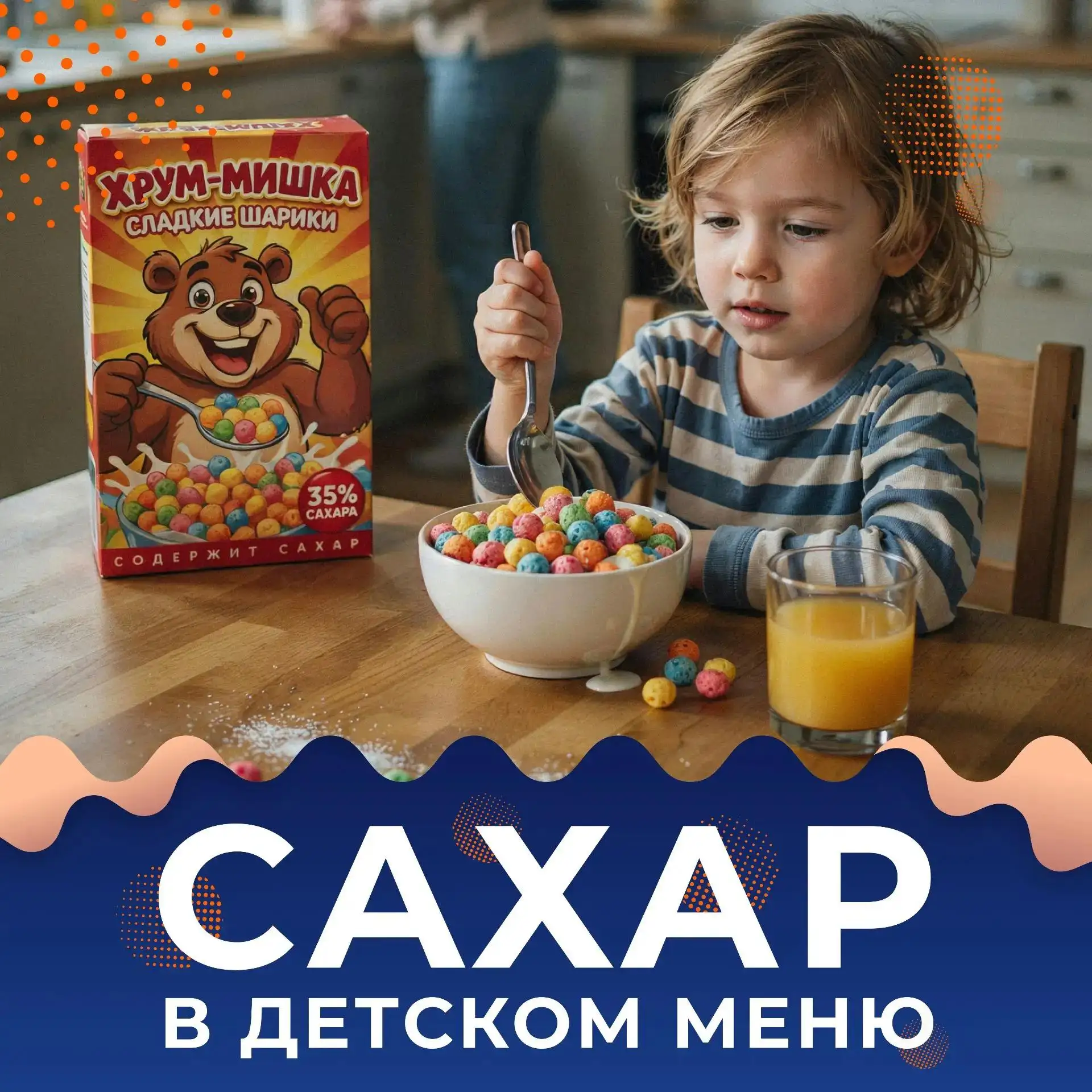 Даже полезные на первый взгляд продукты могут содержать сахар в больших количествах. Вн...