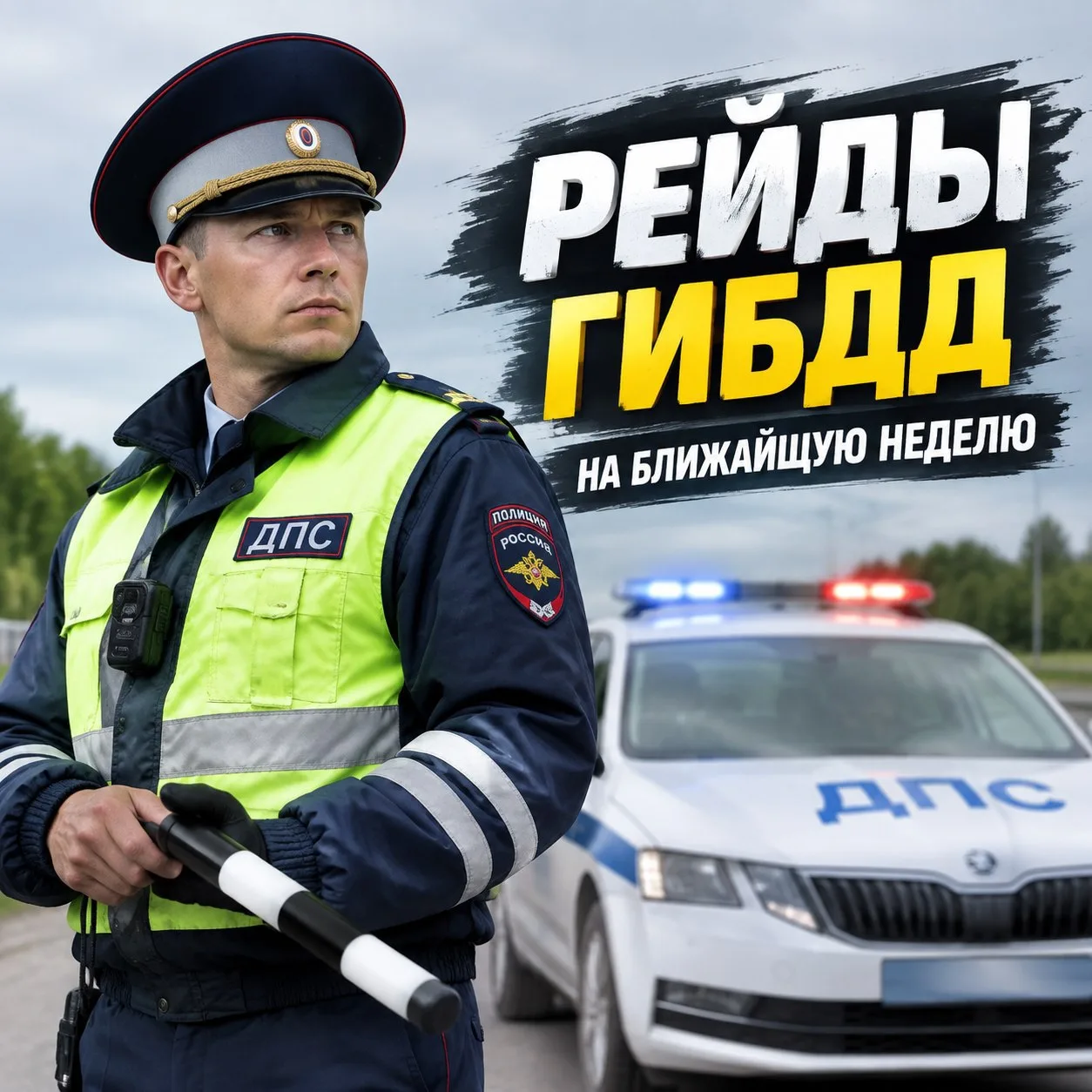 🔥 Рейды гибдд на октябрь