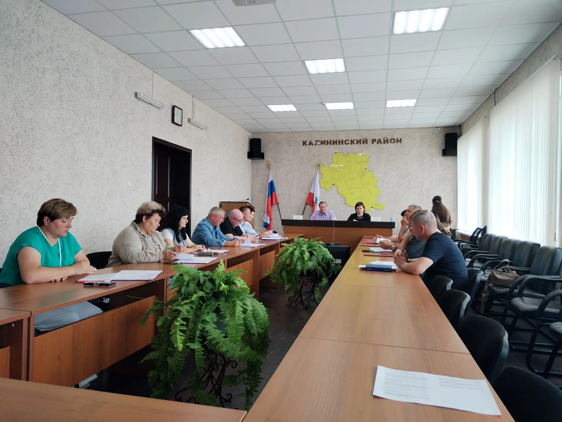 Состоялось 47 заседание Калининского районного Собрания.