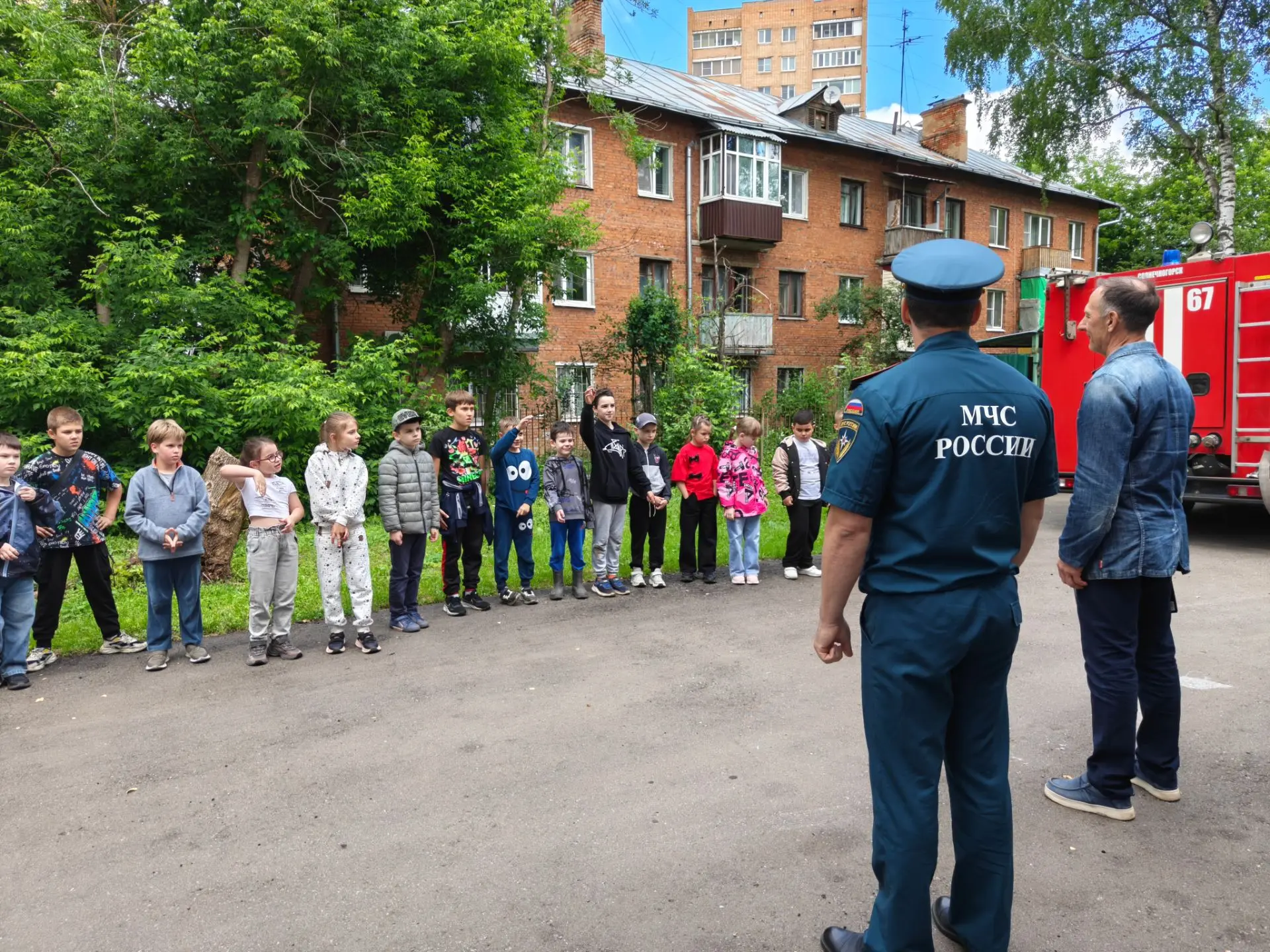 Для воспитанников школьного летнего лагеря "Радуга" 🌈 МБОУ лицей 7  было проведено тренировочное за