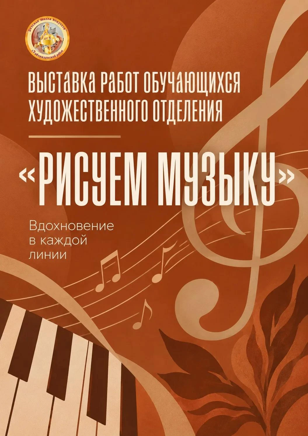 🎶 «Рисуем музыку»: выставка детских рисунков ко Дню музыки 🎨