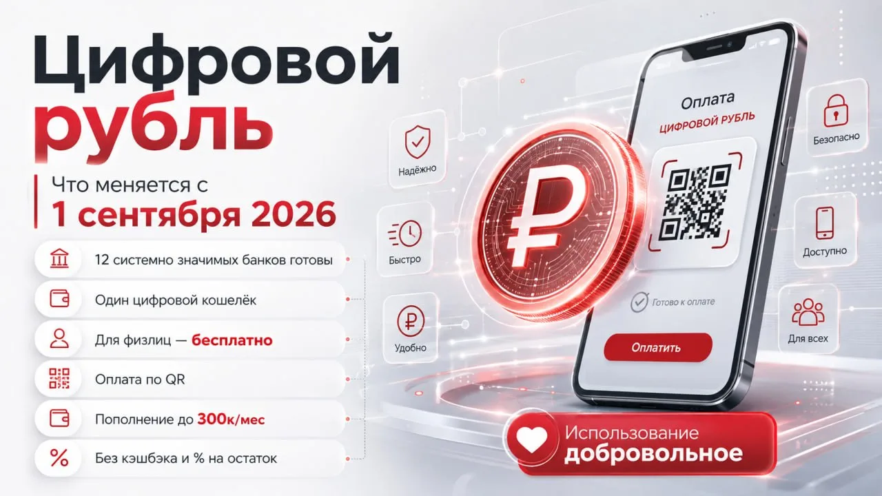 🪙 Цифровой рубль — что изменится с 1 сентября