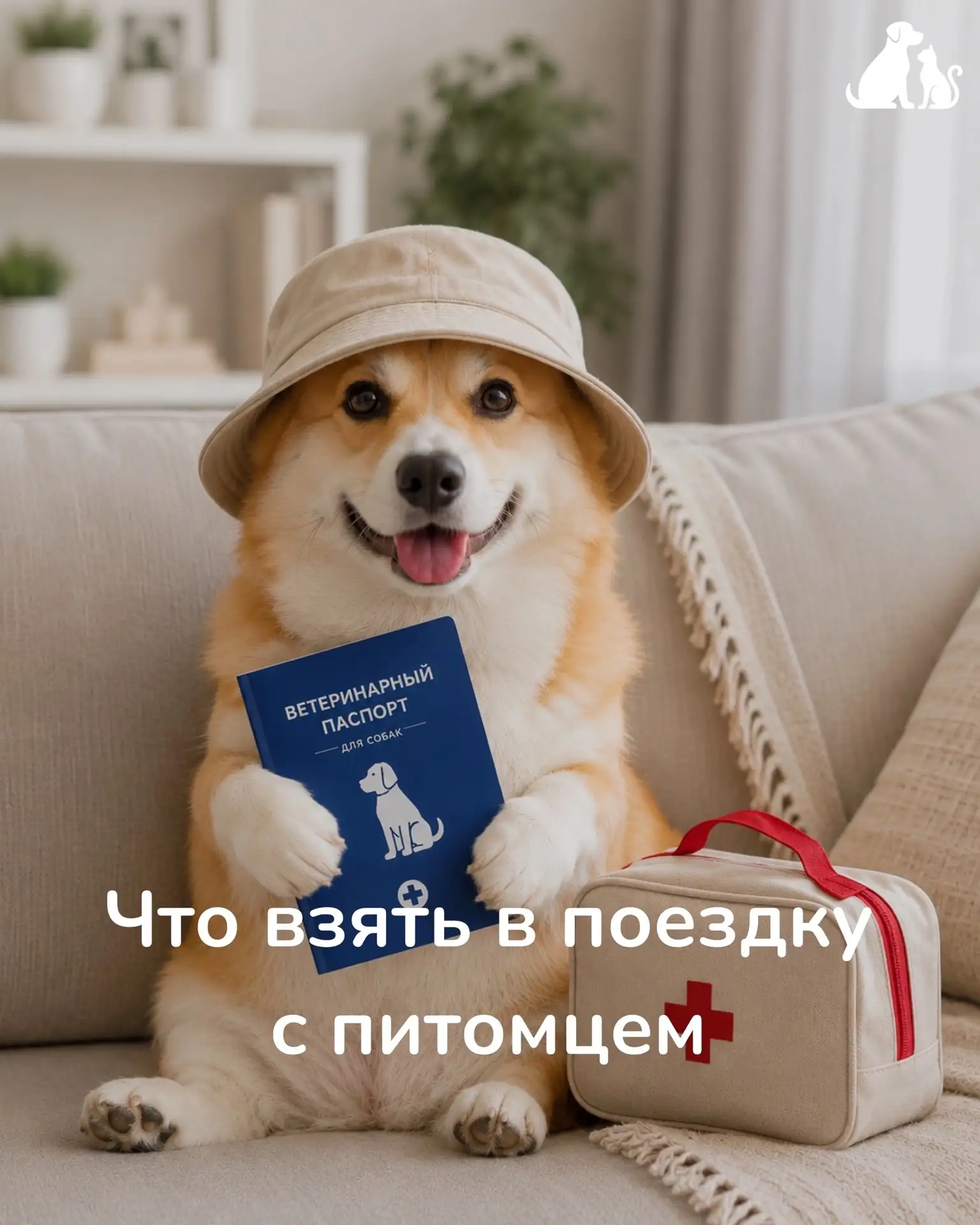 🚗 Что взять с собой в поездку с питомцем?

Лето — время путешествий, поездок на дачу и отдыха за го